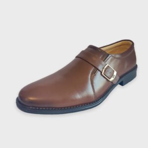 Brown Monk Strap Formal Shoes